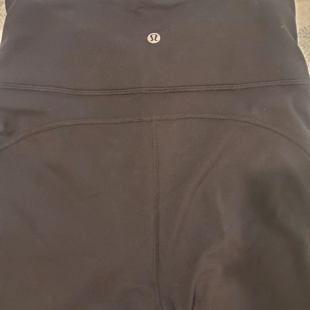 Lululemon flare leg nulu fabric leggings